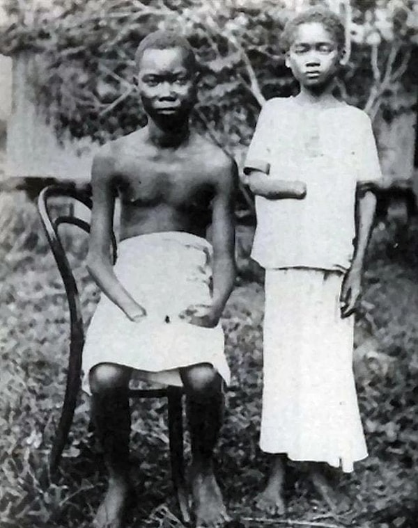 With most of the women taken hostage and the men working in the rubber factory, there was little left in the village to hunt or build shelters.