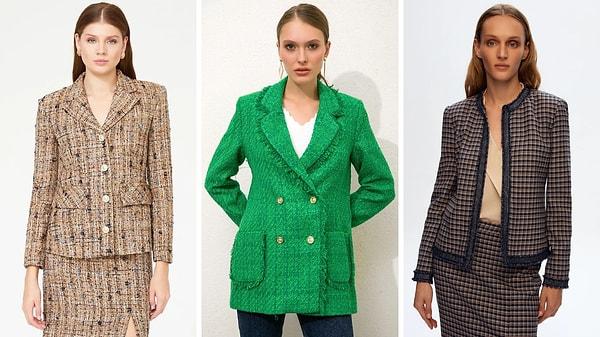 6. ''Buklet ceketler'' trend parçalar arasında. Bu ceketler sayesinde hem modayı yakalayın hem de havalı bir görünümü.