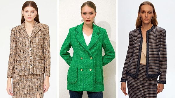 6. ''Buklet ceketler'' trend parçalar arasında. Bu ceketler sayesinde hem modayı yakalayın hem de havalı bir görünümü.