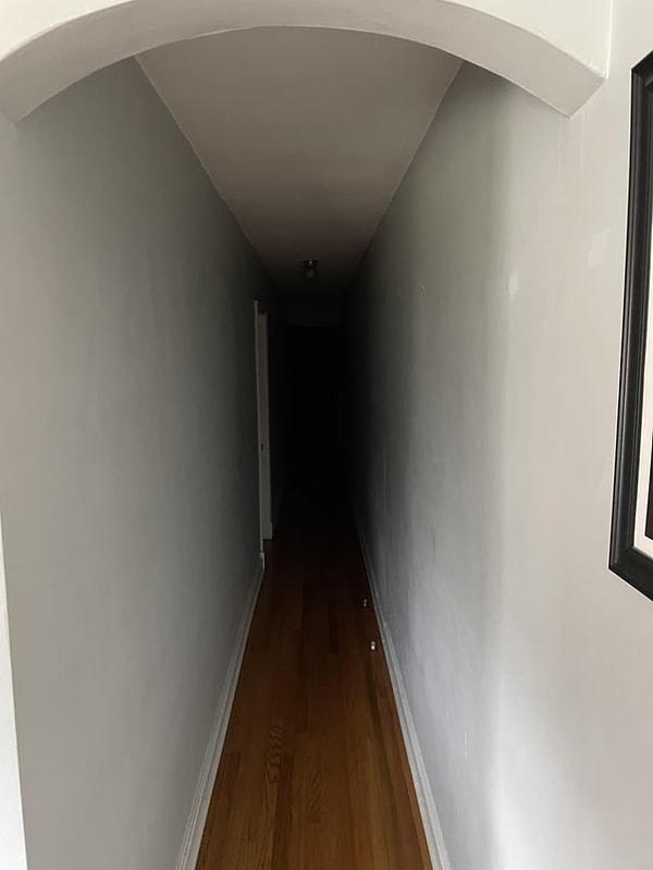3. "Gün ortasında olmamıza rağmen evimin koridoru o kadar karanlık ki ileride ne olup bittiğini göremiyorum."