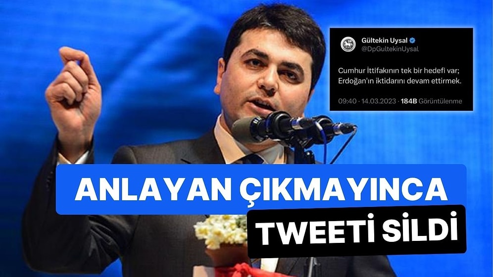 Gültekin Uysal, 'Kıymeti Bilinmeyen' Siyasi Analizini Kaldırdı