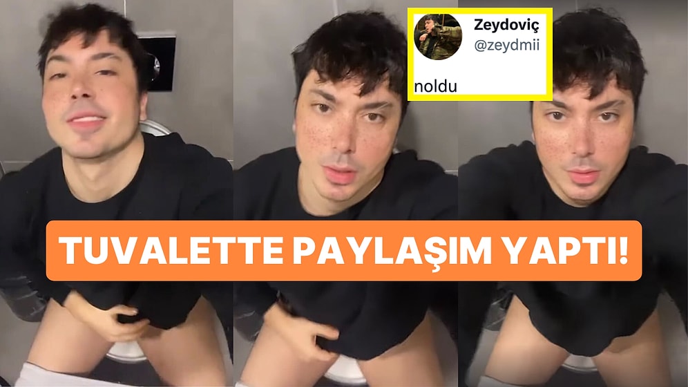 Elif'in Oyuyla Elenince Derbeder Olan Kısmetse Olur Zeyd, Tuvalette Malum İşi Yaptığı Anları Paylaştı!