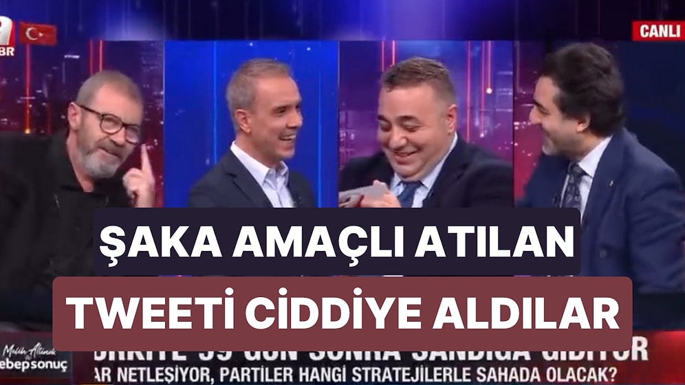 Gazeteci Zafer Şahin Şaka Olarak Atılan Bir Tweeti Ciddi Sanıp A Haber Canlı Yayınında Okudu