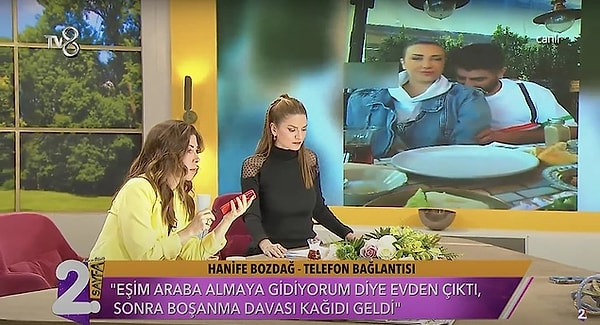 Fakat bu olayın bir tarafı daha vardı: Reşit Bozdağ'ın eşi! Hanife Hanım 2. Sayfa isimli magazin programına katılarak "İkilinin ilişkisini Reşit, Melis'i benim evde olmadığımı düşünerek eve getirmesiyle öğrendim. Reşit araba almaya diye İstanbul'a gitti, Melis ile birlikte oldu" diyerek ilk kez konuşmuştu.