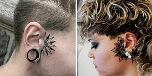 69 лучших идей тату на ушах, которые убедят вас наконец-то сделать татуировку