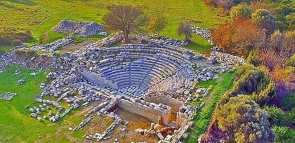 Ruins in Teos Ancient City