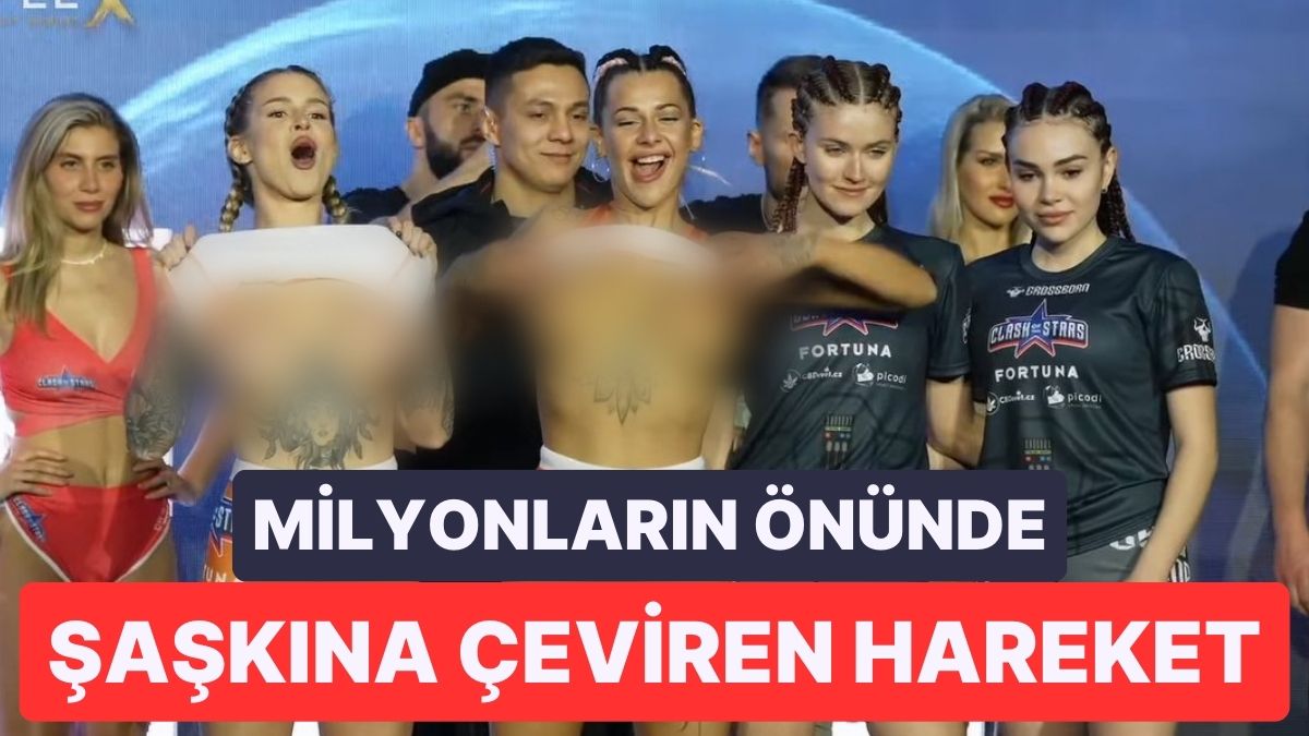 OnlyFans Yıldızı Olan Dövüşçüler, İzleyicilere Göğüslerini Gösterdi