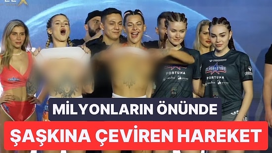 OnlyFans Yıldızı Olan Dövüşçüler, İzleyicilere Göğüslerini Gösterdi