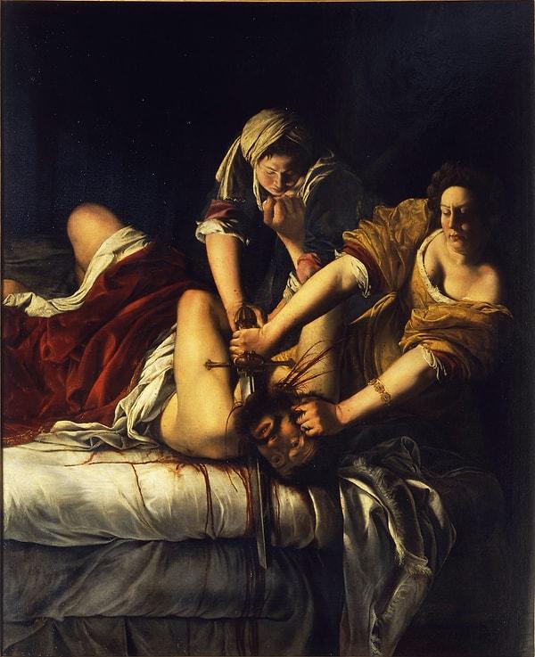 4. Artemisia Gentileschi - Judith Slaying Holofernes