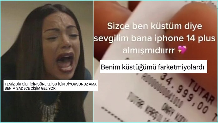 Cildi İçin Su İçip Çişi Gelenlerden Küsen Sevgiliye Telefon Hediye Edilmesine Son 24 Saatin Viral Tweetleri