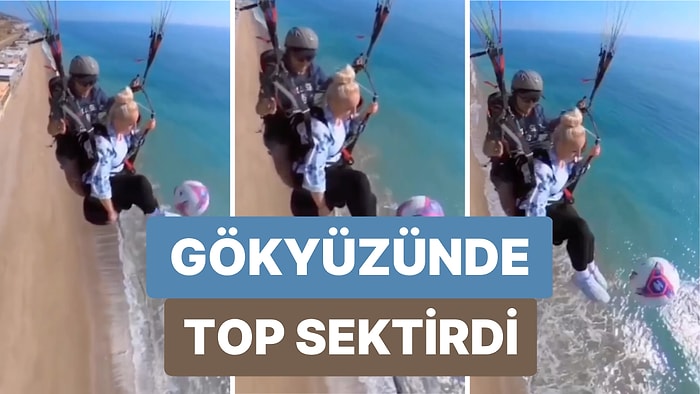 Gökyüzünde Kusursuz Bir Şekilde Top Sektiren Kadın
