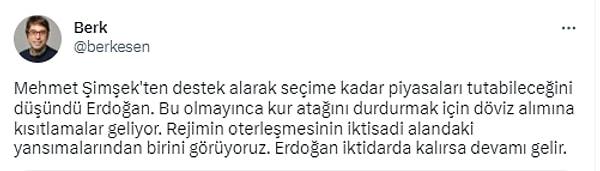 Geçen günlerde Ak Parti merkezinde görüşülmesi olay olan eski bakan Mehmet Şimşek'in görüşlerine atıf yapıldığı da görüldü.