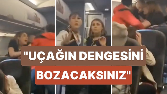 Alkollü Bindiği Uçağı Birbirine Katan Yolcuyu Hostes Güçlükle Sakinleştirdi: "Uçağın Dengesini Bozacaksınız"