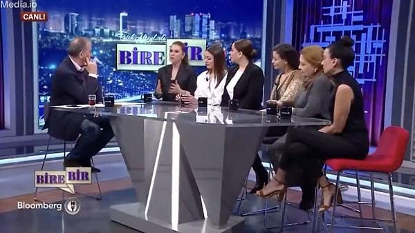 Dizinin kadın oyuncuları ise Blooomberg HT'de yayınlanan Fatih Altaylı ile Bire Bir programına katıldı ve RTÜK'ün cezası hakkında ilk kez konuştu.