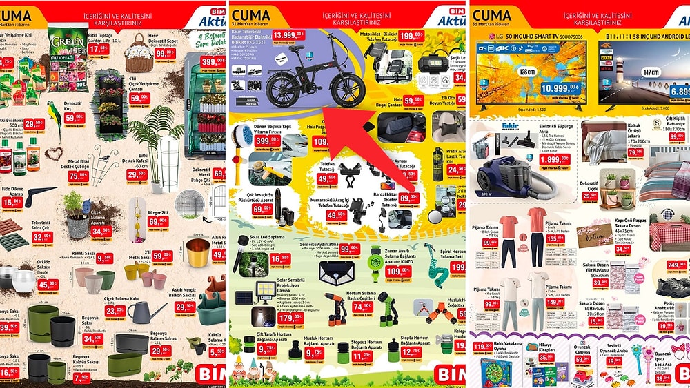 BİM'e Bahçe Ürünleri Geliyor! 28 Mart - 31 Mart 2023 BİM Aktüel İndirim Kataloğu