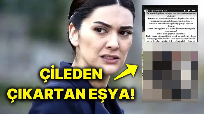 Bergüzar Korel, Depremzedelere Gönderilen Yardım Kolisinden Çıkan Eşya Karşısında Fena Patladı!