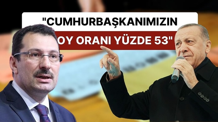 AK Parti Seçim İşleri Başkanı Yavuz Kendi Anketlerini Açıkladı: "Cumhurbaşkanımızın Oy Oranı Yüzde 53"