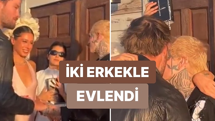 İtalya’da İki Erkek ve Bir Kadın Evlendiği Düğün Videosu Gündem Oldu