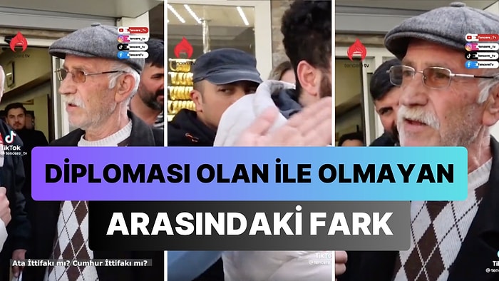 Diploması Olan ile Olmayan Arasındaki Farkı Net Bir Şekilde Gözler Önüne Seren Sokak Tartışması