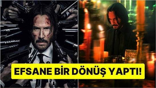 Keanu Reeves'in Başrolde Olduğu "John Wick 4" Filmi, Elde Ettiği Hasılatla Gişede Rekor Kırdı!