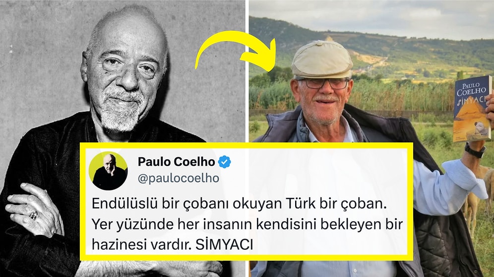 Kitabını Okuyan Türk Çobanın Fotoğrafını Paylaşan Paulo Coelho'nun Tatlı Mesajı İçimizi Isıttı!