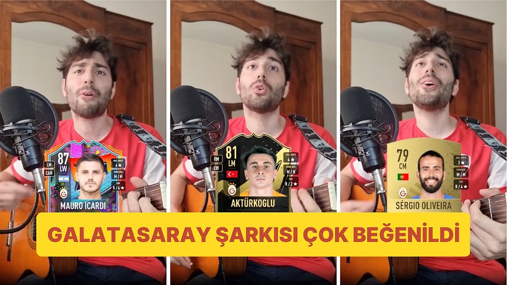 İtalyan TikTok Fenomeninin Galatasaraylı Futbolcuların İsmini Söyleyerek Yaptığı Şarkı Viral Oldu