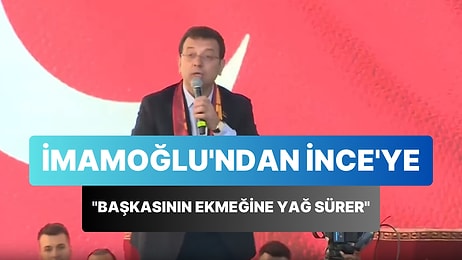 İmamoğlu'ndan İnce'ye: 'Ben Bu Birliğin Dışında Kalacağım Diyen Hata Yapar, Başkasının Ekmeğine Yağ Sürer'