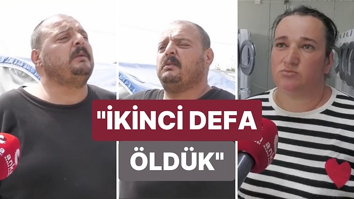 Samandağ'da Çadırda Yaşayan Depremzededen Yürek Yakan Sözler: "Keşke Depremde Ölseydim de Bunları Görmeseydik"