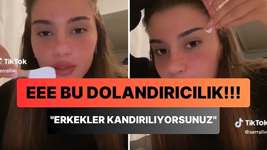 Bant ve Lastik ile Bambaşka Bir Görünüme Kavuşan Kadın: 'Erkekler Kandırılıyorsunuz'