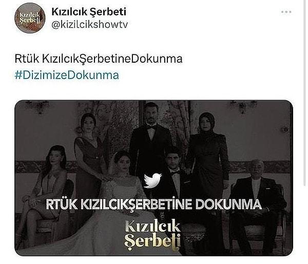 Kızılcık Şerbeti'nin 5 kez yayın durdurma cezası alması üzerine sosyal medyada "rtükkızılcıkşerbetinedokunma" adlı bir kampanya bile başlasa da RTÜK hala verdiği cezadan geri adım atmazken, Kızılcık Şerbeti'nin Cuma akşamları yayınlanan rakibi Yalı Çapkını oyuncuları da diziye destek mesajı yayınladı.