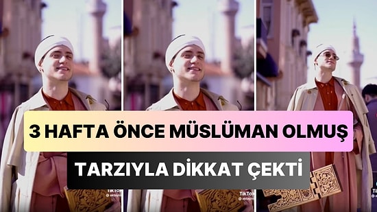 Daha Önce Patrikhanede Çalışan ve Yeni Müslüman Olduğunu Söyleyen Adam Tarzıyla Sosyal Medyada Gündem Oldu