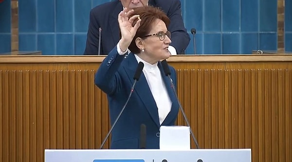 Akşener, "Bunca engeli aştıktan sonra şimdi bize bu kurşun mu 'dur' diyecek. Bunca tehdide direndikten sonra şimdi bizi bu kurşun mu korkutacak. Bunca ahlaksızlığa göğüs gerdikten sonra, şimdi bizi bu kurşun mu sindirecek" ifadelerini kullandı.