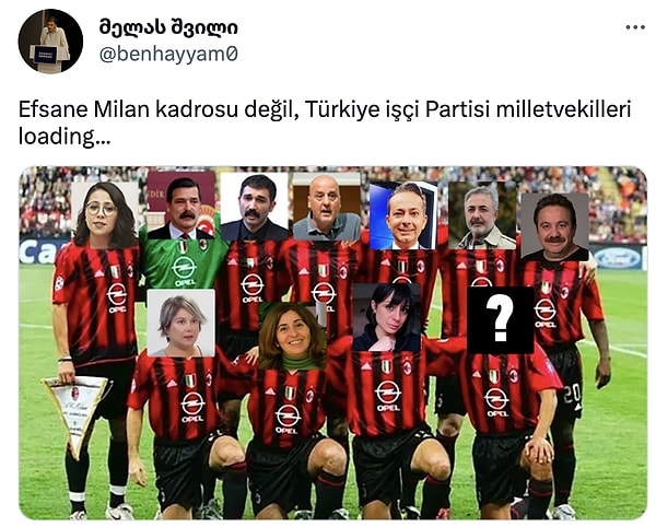 Efsane Milan kadrosuna benzetenler oldu.