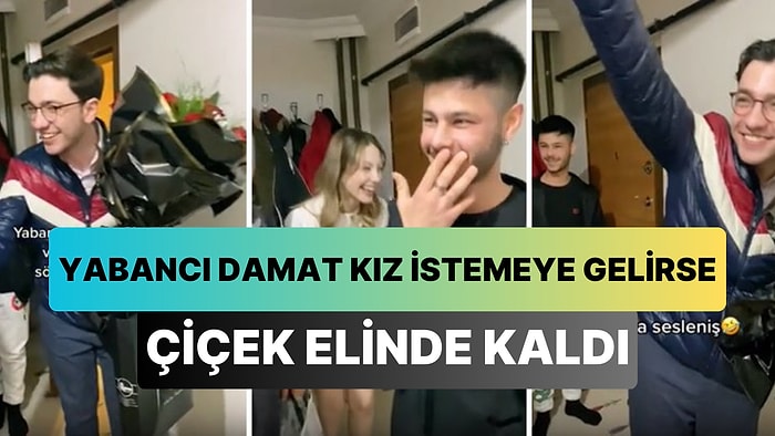 Kız İsteme Merasimi İçin Gelen Yabancı Damada Çiçeği Kendisine Vermesi Gerektiğini Unutan Gelin Viral Oldu