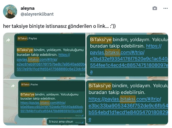 Diğer kadınlar da bu tweet'i alıntılayarak benzer şekilde dışarı çıktıklarında durumlarından haberdar olunması için bu yöntemi denediklerini açıkladı.