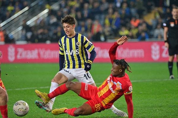 Ziraat Türkiye Kupası çeyrek final maçında Fenerbahçe ile Kayserispor karşı karşıya geldi.