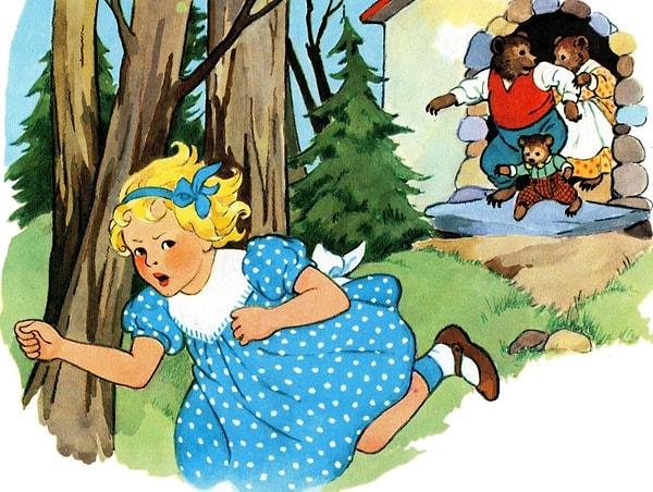 İlkinde, ayılar Goldilocks'u bulur ve parçalara ayırarak yerler. İkincisinde, Goldilocks aslında yaşlı bir cadıdır ve ayılar onu uyandırdığında pencereden atlayarak kaçar.