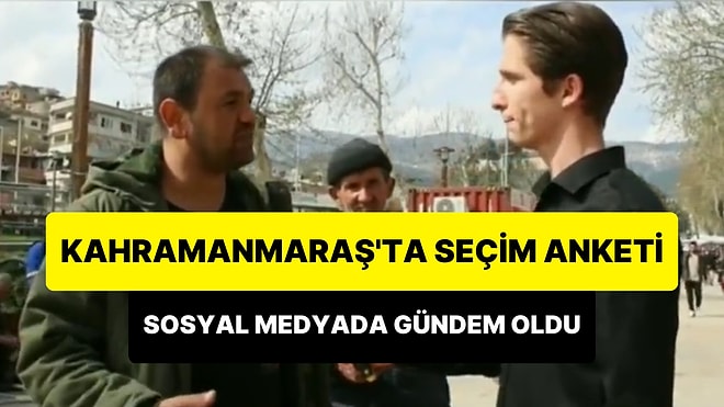 Kahramanmaraş'ta Seçim Anketi: 'Recep Tayyip Erdoğan'dan Vatandaşına Daha İyi Hizmet Eden Yok'