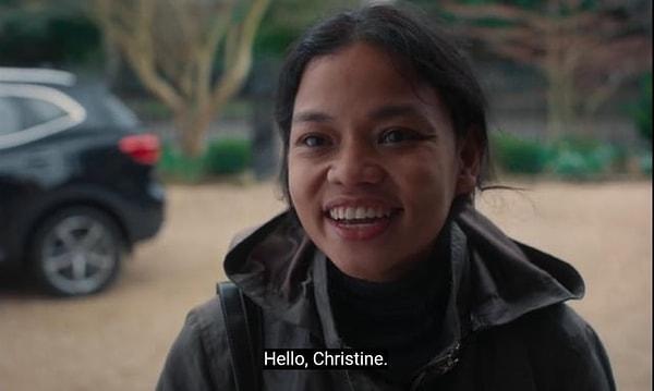 "Merhaba, Christine."