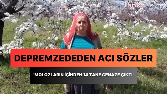 Deprem Molozlarının Döküldüğü Köyde Yaşayan Vatandaştan Acı Sözler: 'Dökülen Molozlardan 14 Cenaze Çıkmış'