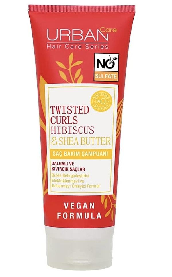 8. Urban Care hibiscus & shea butter saç bakım şampuanı
