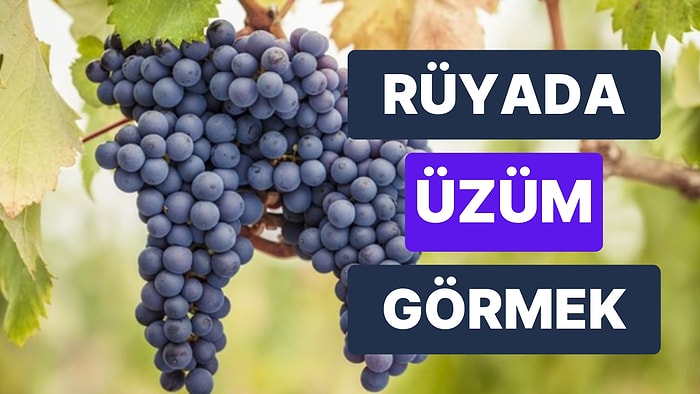 Rüyada Üzüm Görmek: Üzüm Yiyin, Bağını Sormayın!