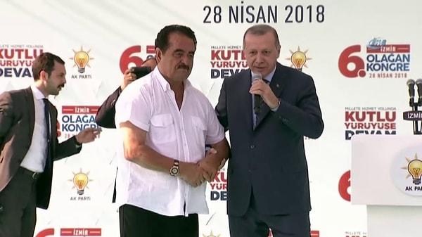 İbrahim Tatlıses daha önce 2011, 2015 ve 2018 seçimlerinde AK Parti'ye milletvekili olmak için başvurmuştu.