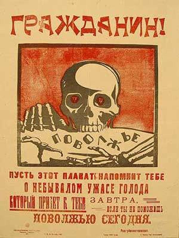 1. Büyük Kıtlık (1921 — Rusya)