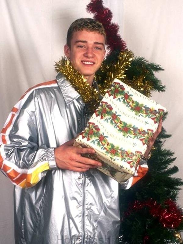 7. 90'ların sonlarından Justin Timberlake: