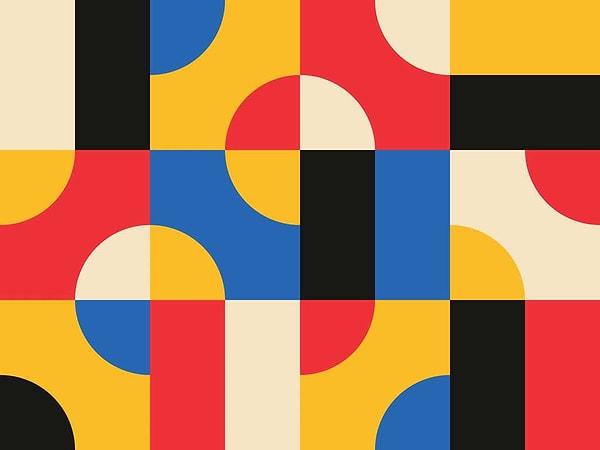 Benzer şekilde Bauhaus akımı, minimalizm, geometrik düzenlemeler ve tipografik yeniliklerle grafik tasarımda önemli bir etki yarattı