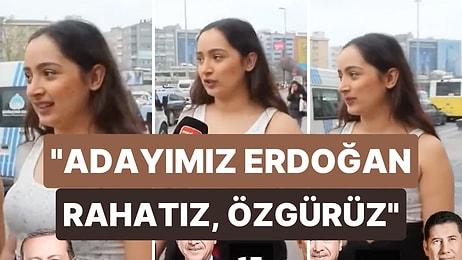 Sokak Röportajında Konuşan Genç Kızlar Oyumuz Erdoğan'a Dedi: "Rahatız, Özgürüz"