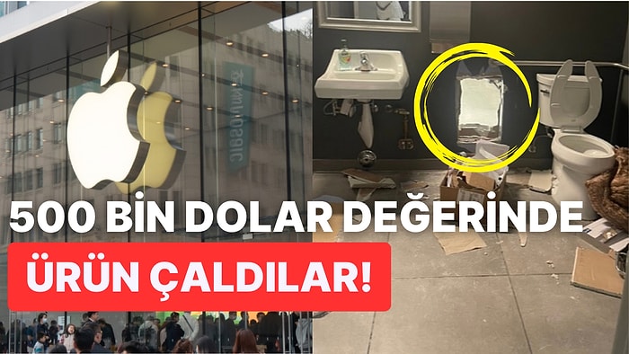 Yan Mağazadaki Tuvalet Duvarını Delip, Apple Mağazasına Giren Hırsızlar Herkesi Şoke Etti!