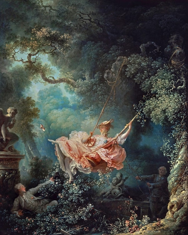 Лев — «Качели», Жан-Оноре Фрагонар (1768)