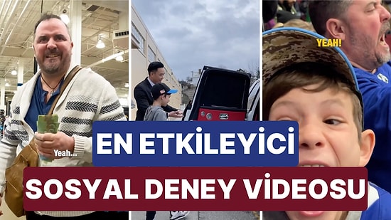 Kemoterapi Gören Adam ve Çocuğuna Yapılan Sosyal Deneyin Bambaşka Bir Etkinliğe Dönüştüğü Duygu Dolu Anlar